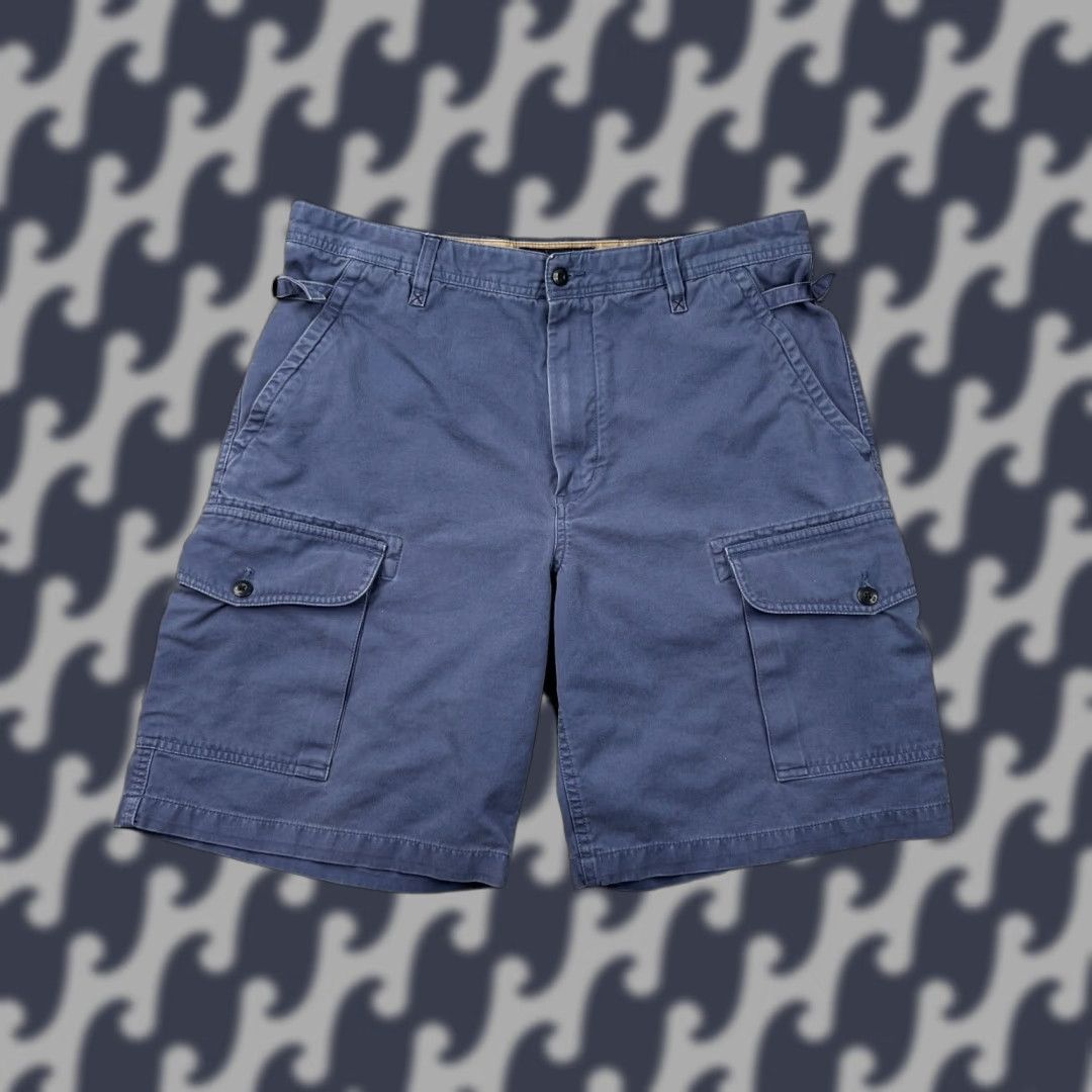 Tommy Hilfiger VINTAGE Tommy Hilfiger Cargo Shorts Mens 34 Blue Cargo Shorts Mens 34 Blue Canvas Shorts Hood? Size US 34 / EU 50 - 1 Thumbnail
