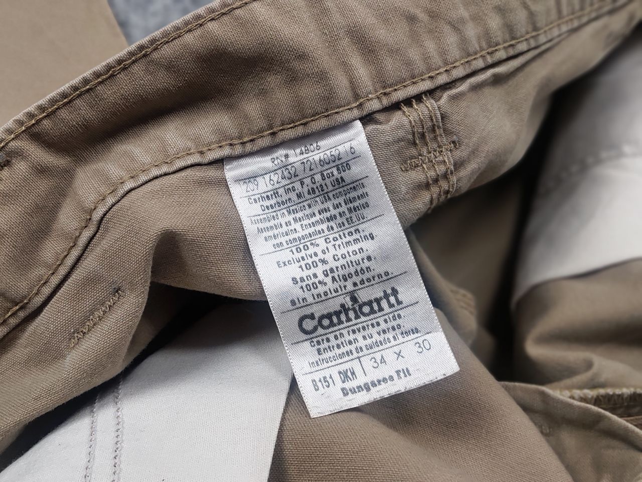 Carhartt Vintage Carhartt B151 canvas Pocket Faded USA Baggy Pants Size US 34 / EU 50 - 14 Thumbnail
