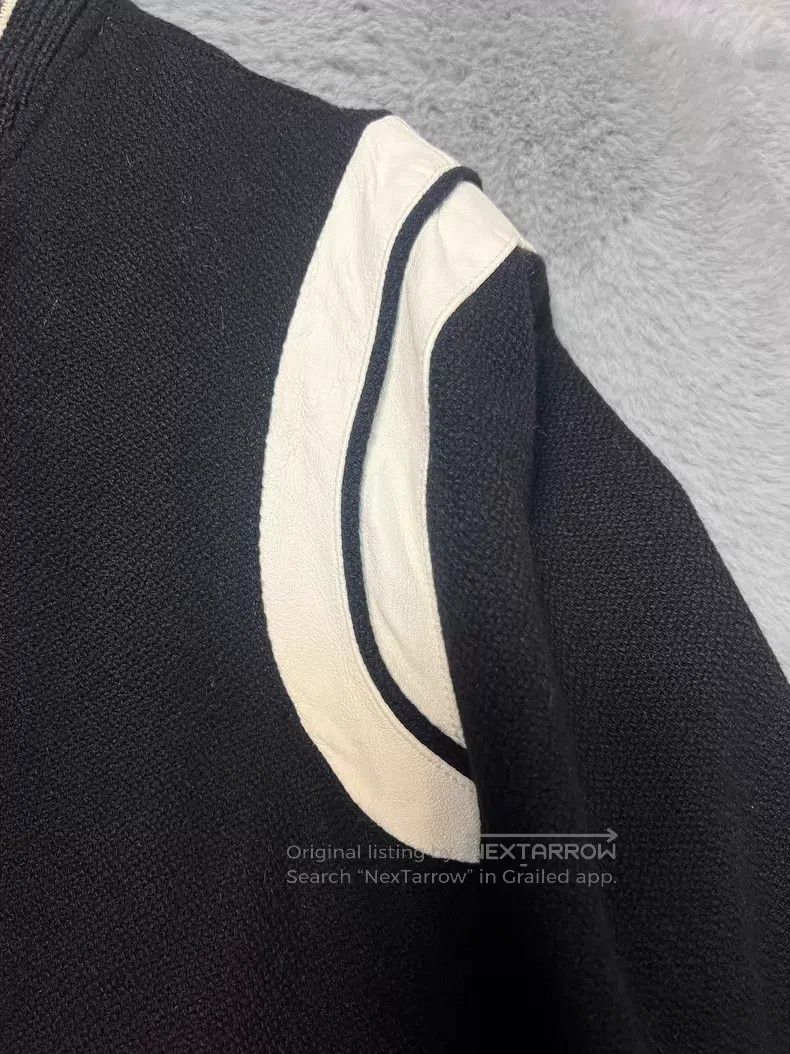 Saint Laurent Paris Saint Laurent Paris Black and White Sheep Leather Patch Wo Size US M / EU 48-50 / 2 - 4 Thumbnail