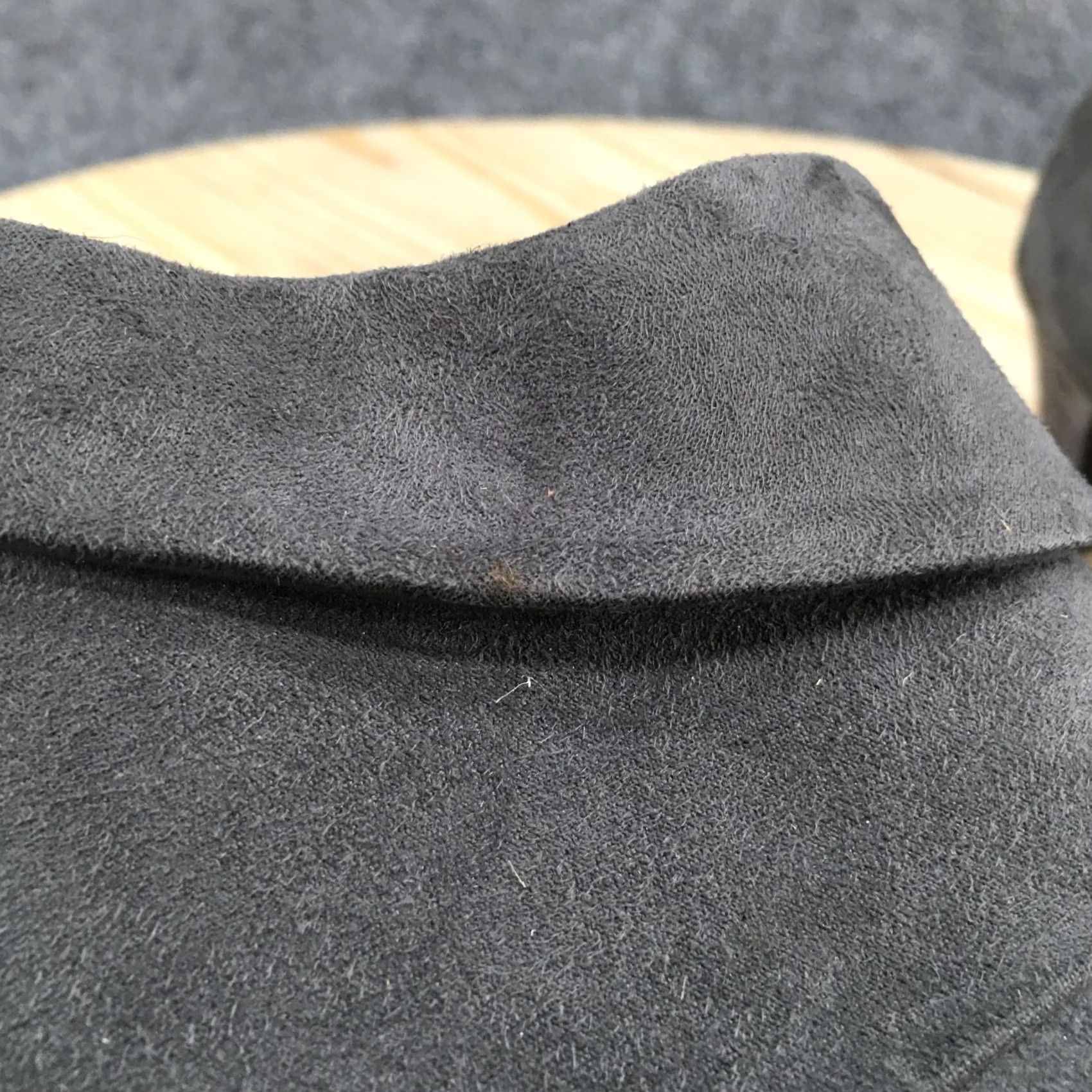 Vintage Aerosoles Boots Womens 7 M Play Pleat Ankle Bootie Gray Round Toe Kitten Heels Size US 7 / IT 37 - 5 Thumbnail
