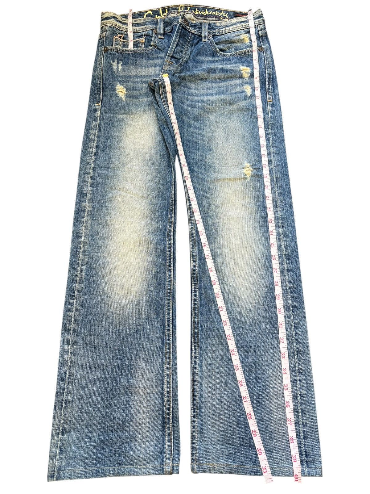 Cult Of Individuality Vintage Cult of Individuality Selvedge Distressed Jeans Size US 31 - 7 Thumbnail