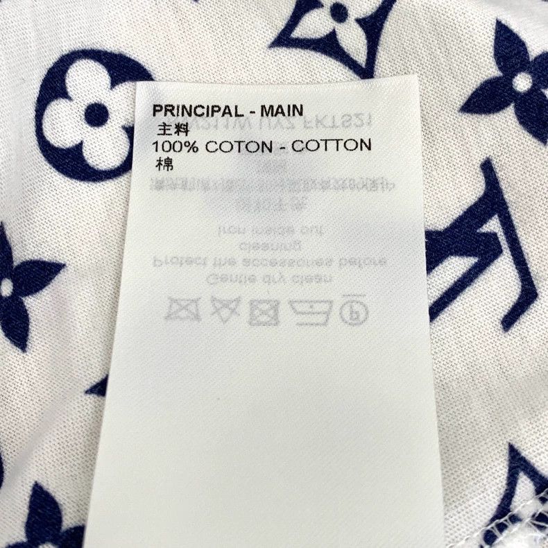 Louis Vuitton Louis Vuitton Cotton crewneck short-sleeved T-shirt with w Size S / US 4 / IT 40 - 7 Thumbnail