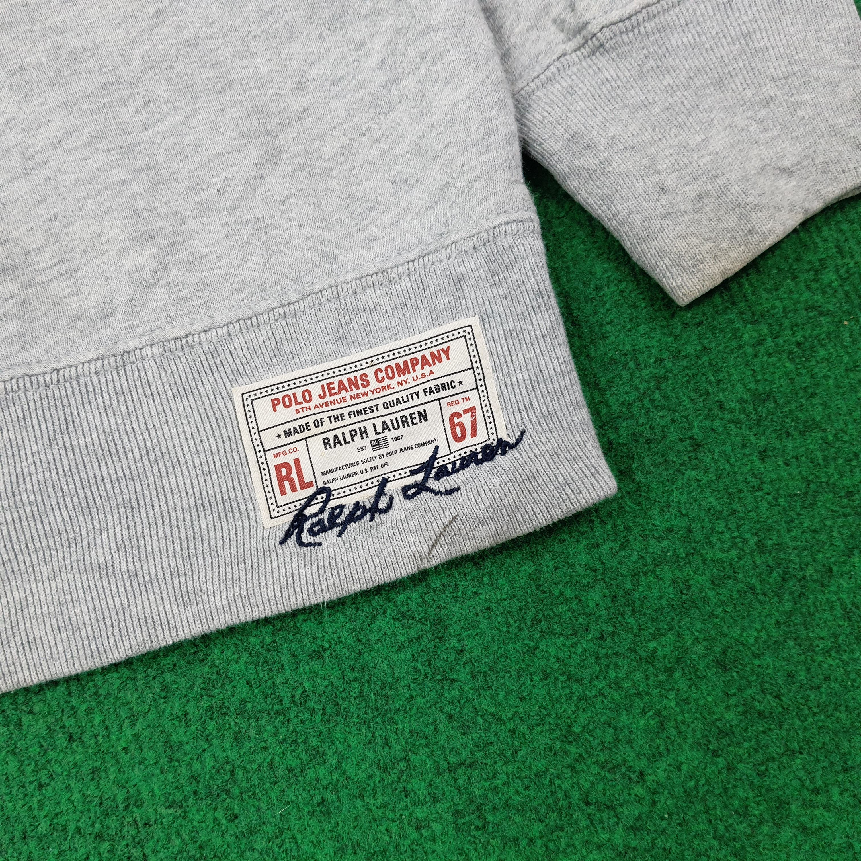 Polo Ralph Lauren Vintage Polo Jeans Ralph Lauren Company Sweatshirt C266N9 Size US XL / EU 56 / 4 - 3 Thumbnail