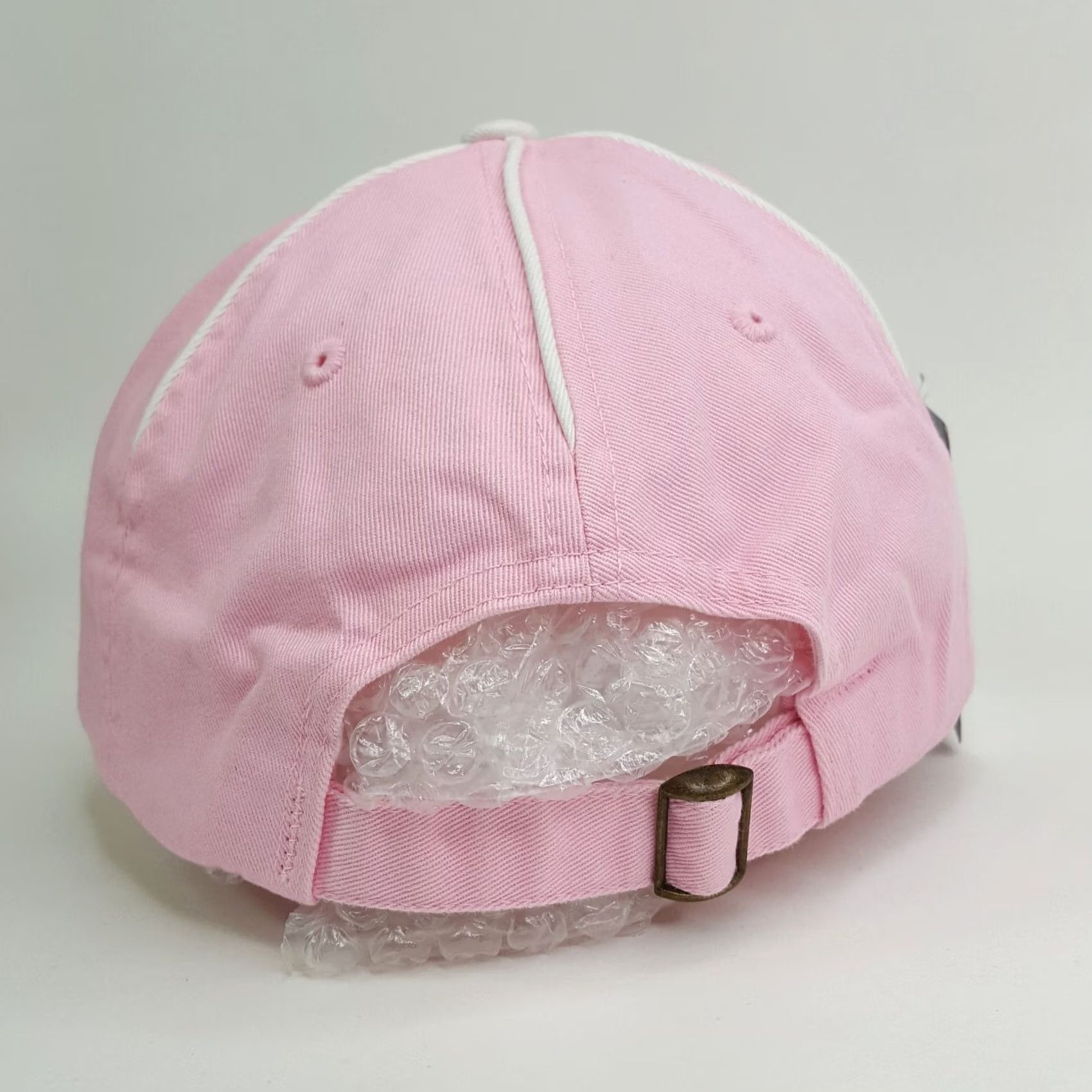Pinko VTG UNCW University Of Wilmington Women's Pink Snapback Hat Baseball Cap College Hat Pink 90s School Sports Women Mens Size ONE SIZE - 6 Thumbnail