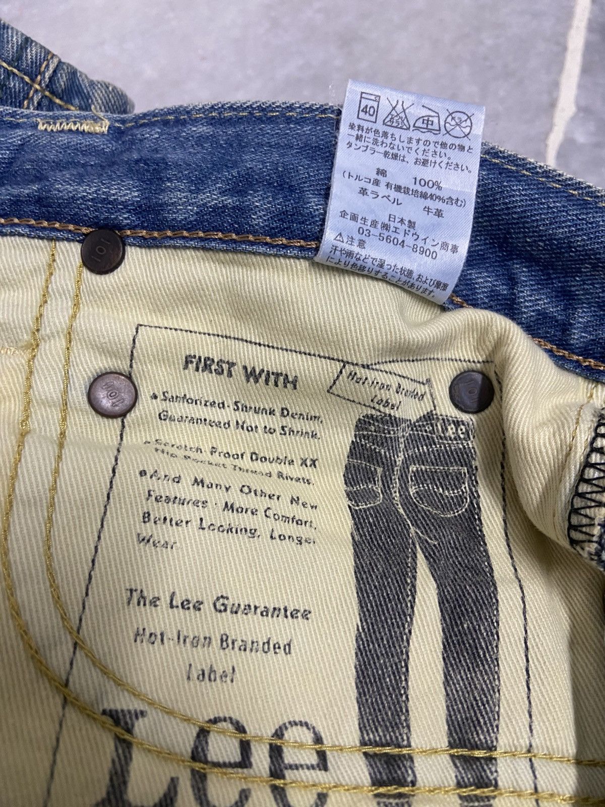 Lee Vintage Lee 101 Short Streetwear denim archive Size US 30 / EU 46 - 10 Thumbnail