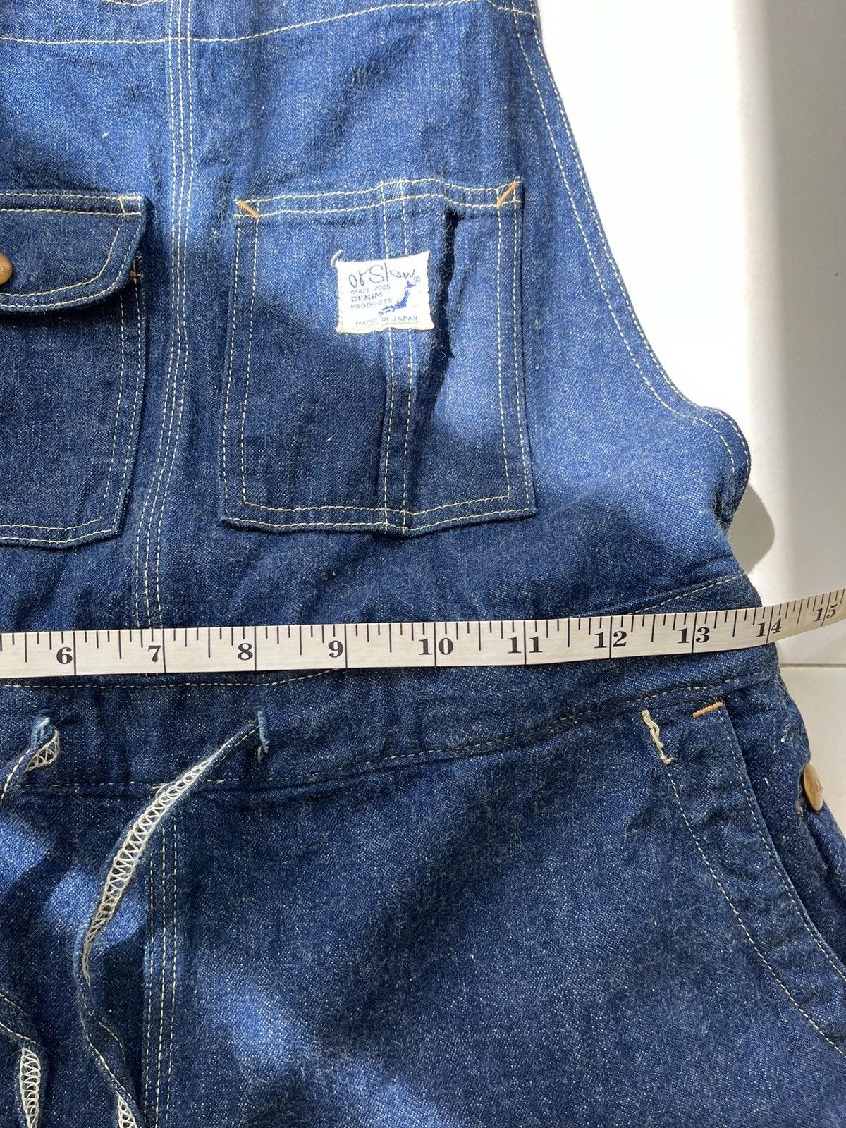 Japanese Brand × Orslow Orslow Wide Leg Overall Size 28" / US 6 / IT 42 - 7 Thumbnail