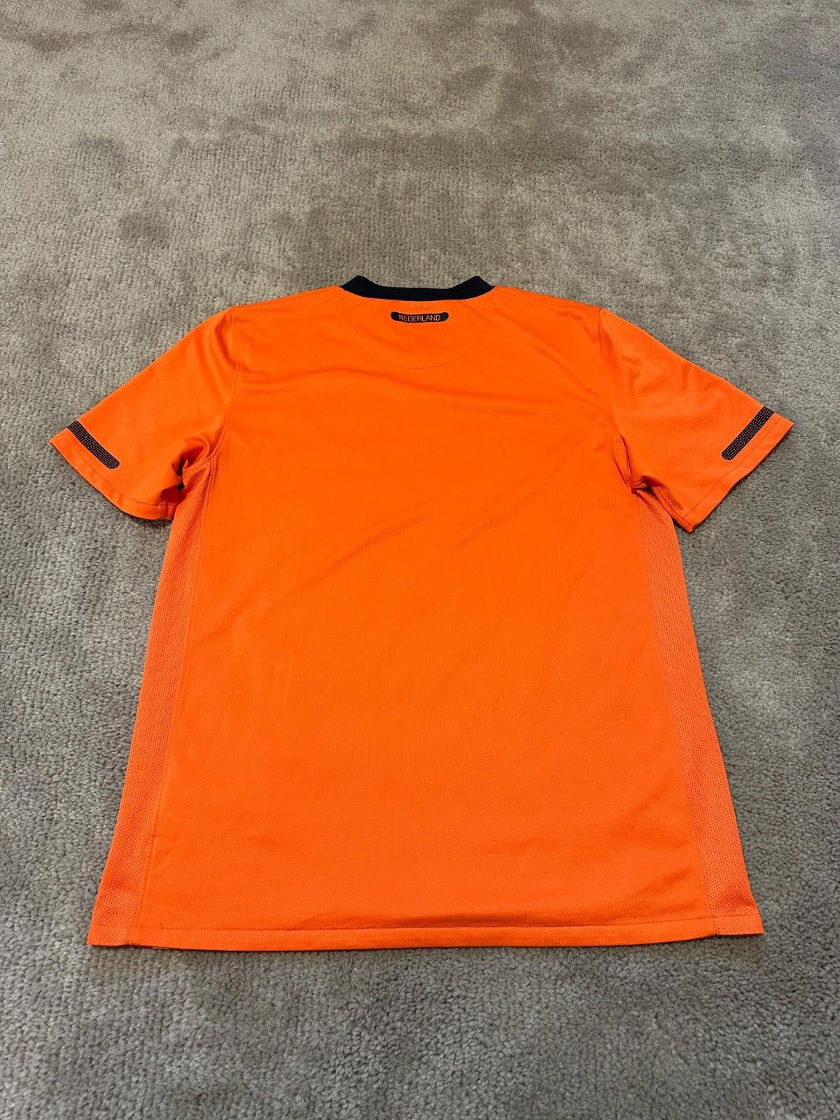 Nike Netherlands 2010/2012 Nike Home Football Shirt Soccer Jersey Size US M / EU 48-50 / 2 - 7 Thumbnail