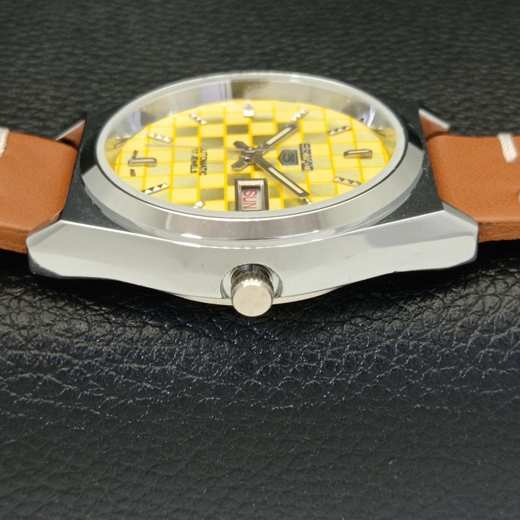 Seiko REFURBISHED VINTAGE SEIKO 5 AUTO JAPAN MENS WATCH a440219 Size 38 - 5 Thumbnail