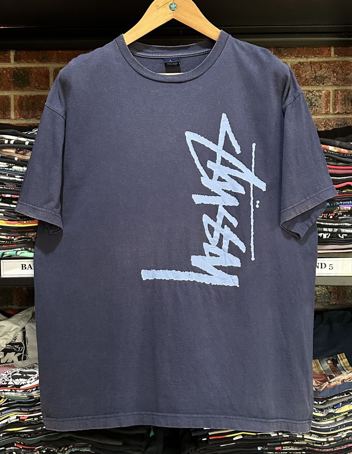 Stussy Vintage Stussy Skateboard Mirror Printed Faded Tee Size US XL / EU 56 / 4 - 1 Thumbnail