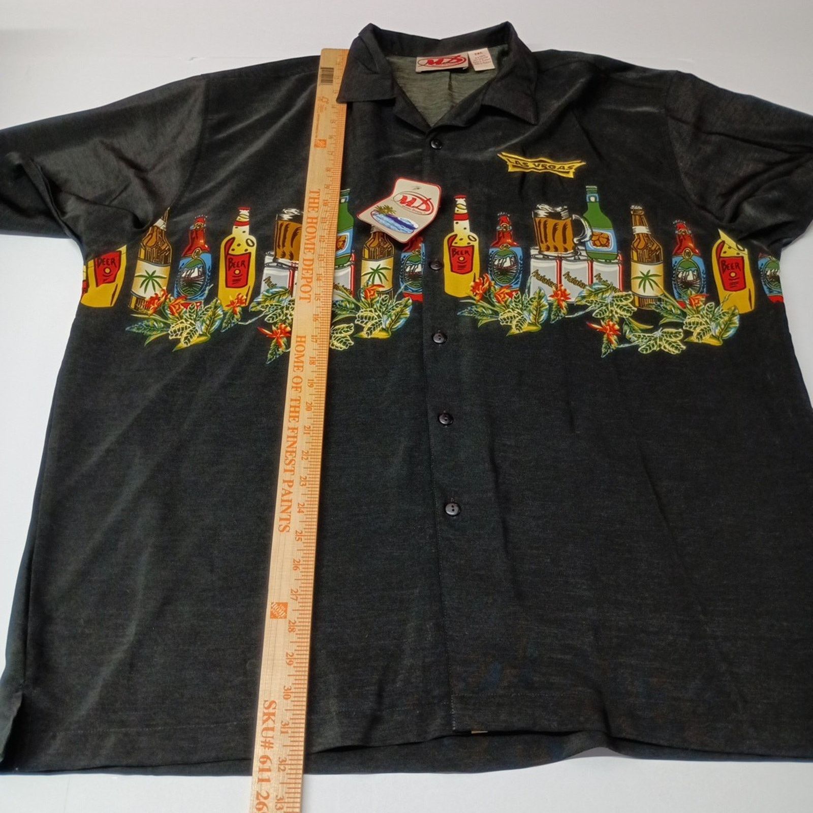 Other MD Malibu Dreams Men's Black Beer Las Vegas Shirt Size 2XL Size US XXL / EU 58 / 5 - 5 Thumbnail