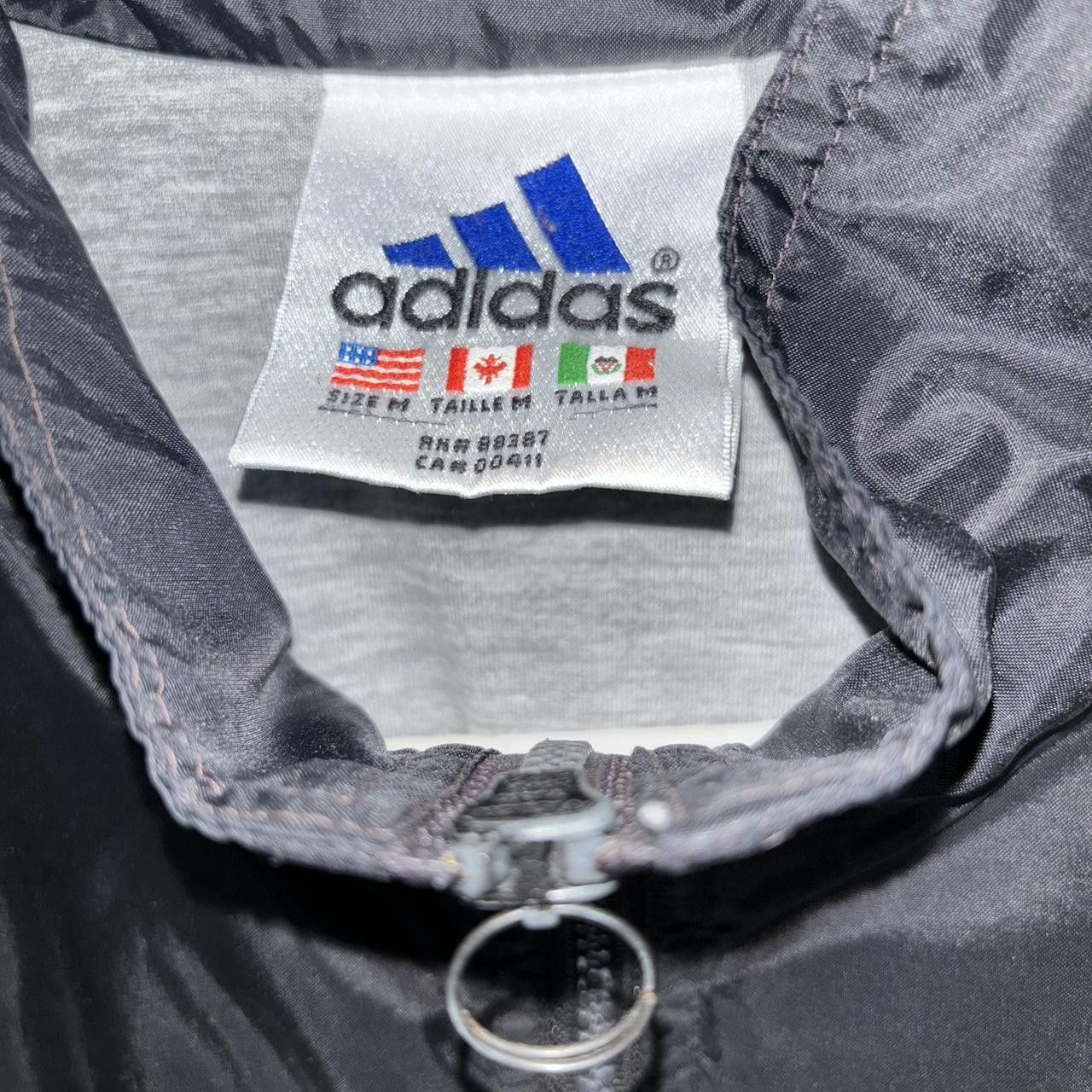 Adidas Adidas black and white windbreaker jacket men's Size US M / EU 48-50 / 2 - 3 Thumbnail