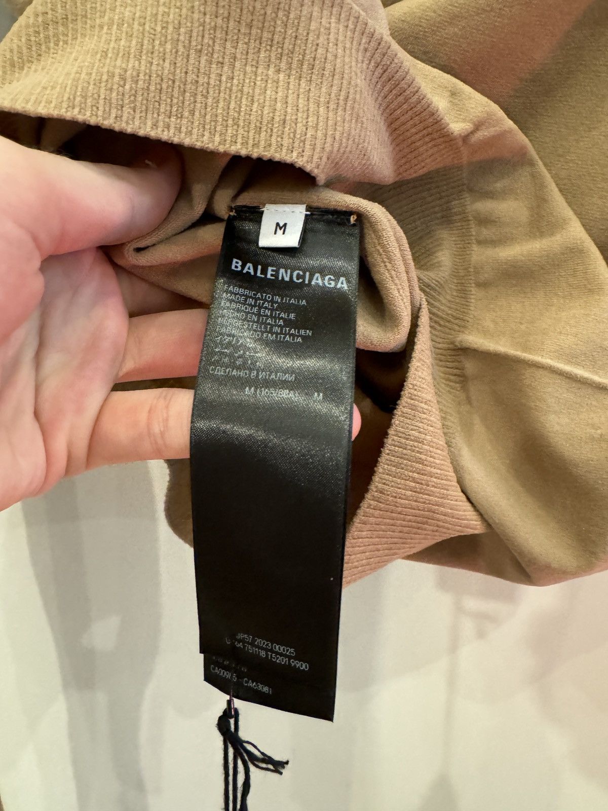 Balenciaga Stretch Hybrid Gloved Top Size US M / EU 48-50 / 2 - 5 Thumbnail