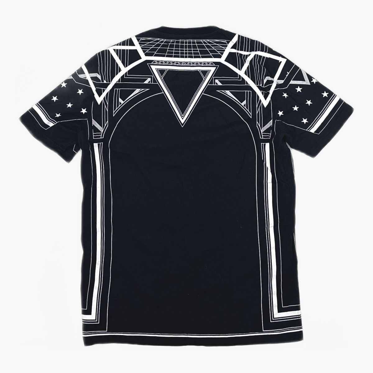 Givenchy Givenchy black geometric print cotton crew neck t-shirt Size US XS / EU 42 / 0 - 2 Thumbnail