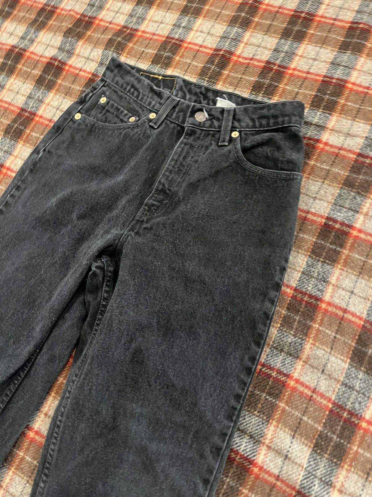 Levi's Vintage 90’s Levi’s 512 Made in USA Small denim Jenas 27” Size 27" / US 4 / IT 40 - 3 Thumbnail