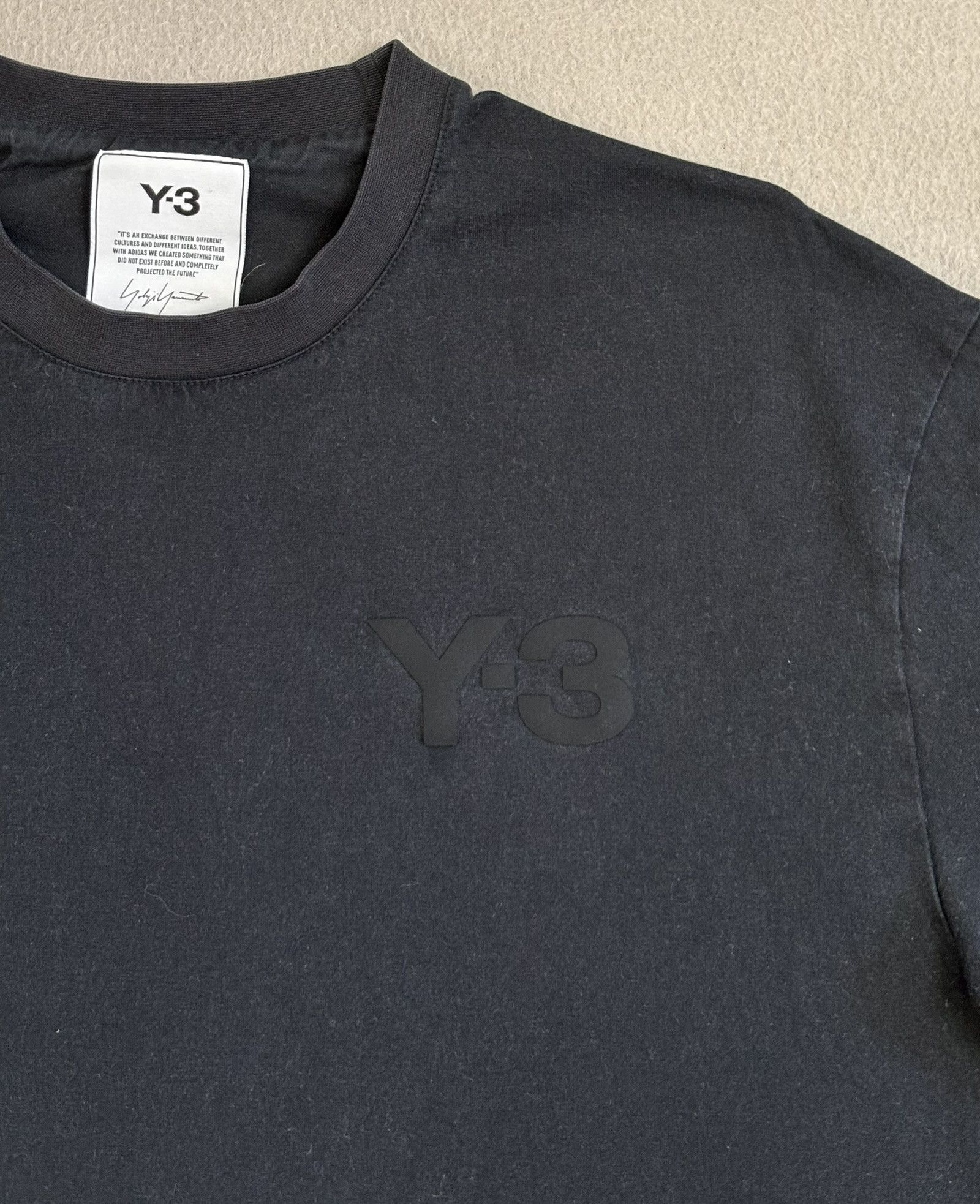 Adidas × Y-3 × Yohji Yamamoto Y-3 Adidas T-Shirt black clasic logo medium Size US M / EU 48-50 / 2 - 8 Thumbnail