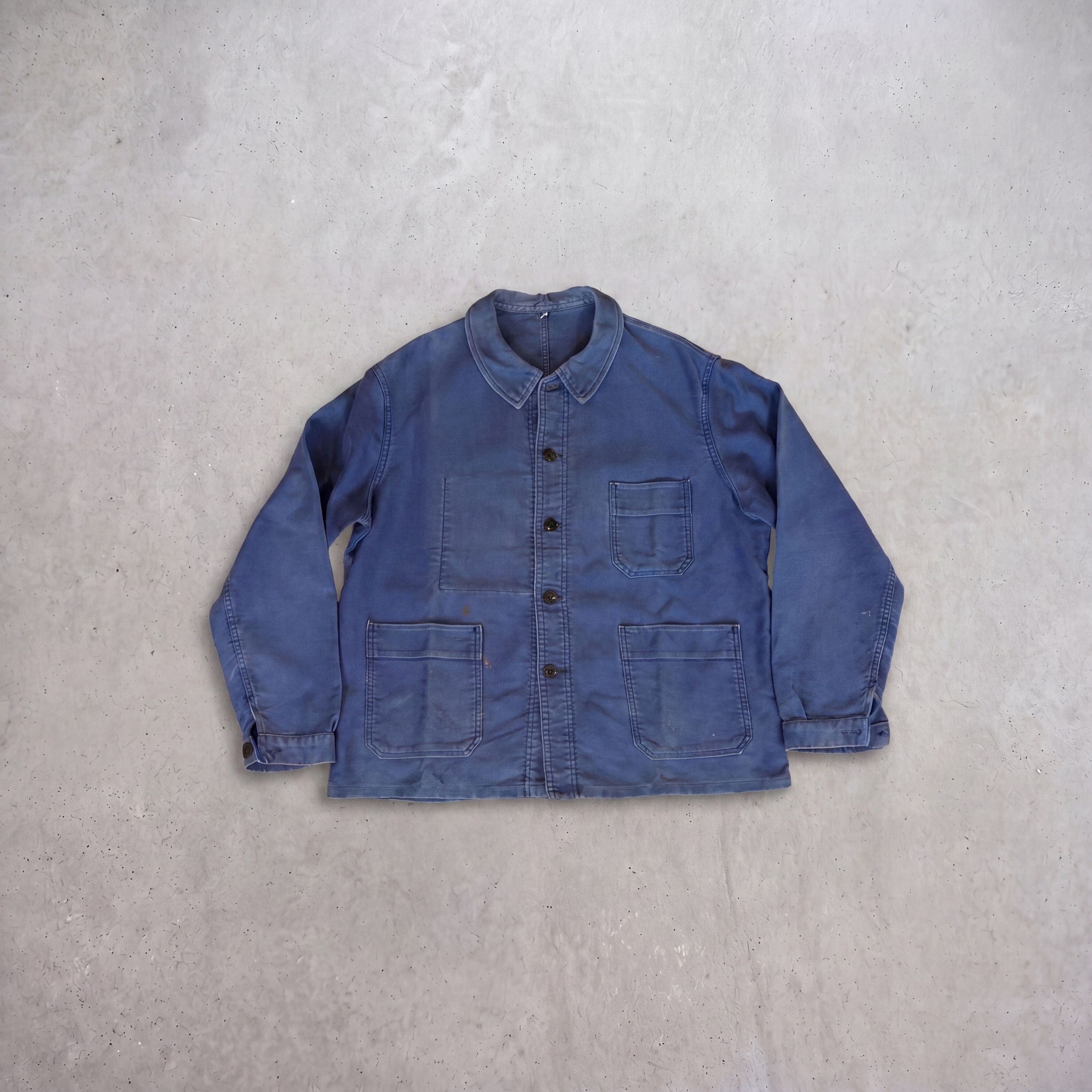 Vintage Vintage 50s French Chore Jacket Size US M / EU 48-50 / 2 - 1 Thumbnail