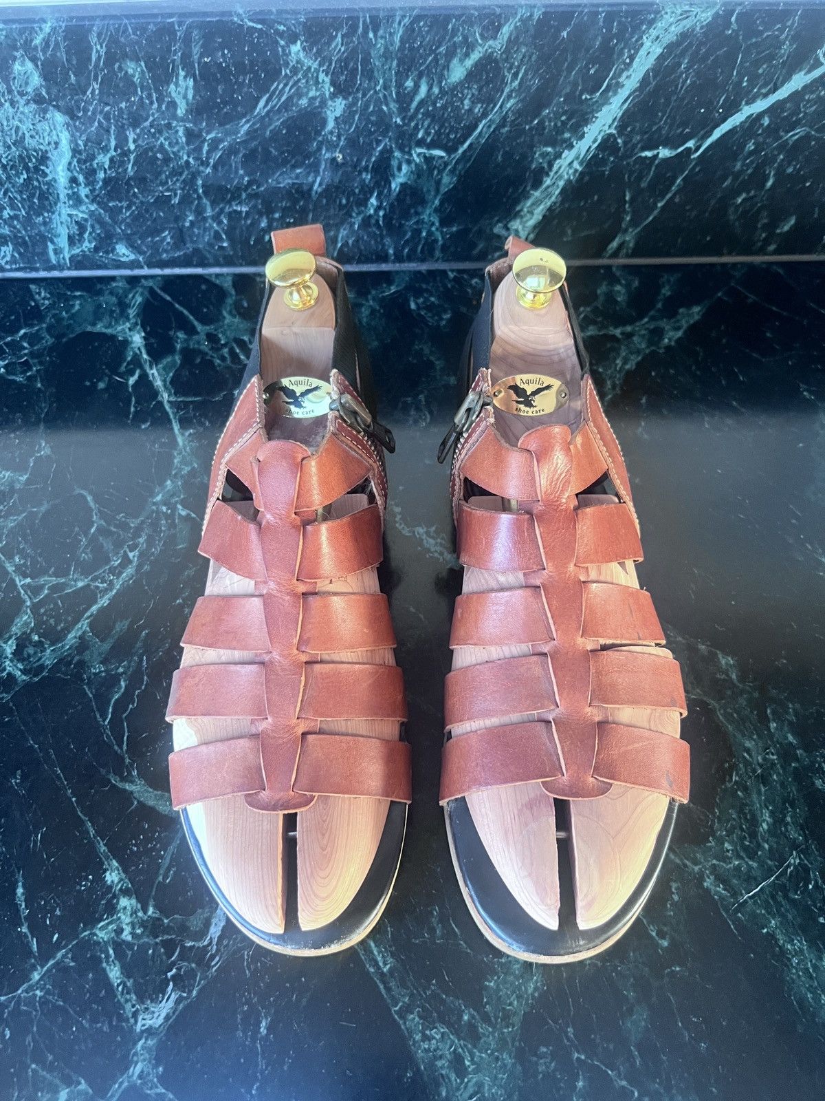 Acne Studios Acne GladiatorSandals Tour Low Brown Leather size 44 / 11 Size US 11 / EU 44 - 1 Thumbnail