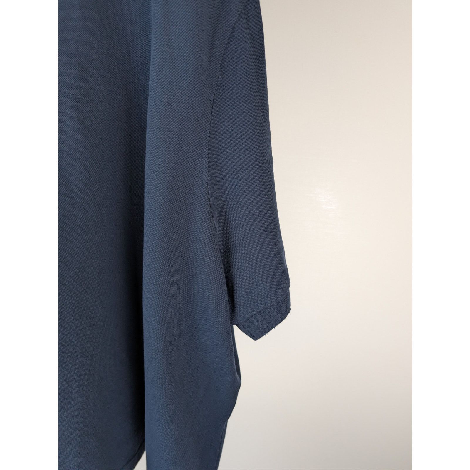 Balenciaga o1rshd1 Q:2 / Oversized Cotton Pique Polo Shirt in Navy Blue Size US XL / EU 56 / 4 - 13 Thumbnail