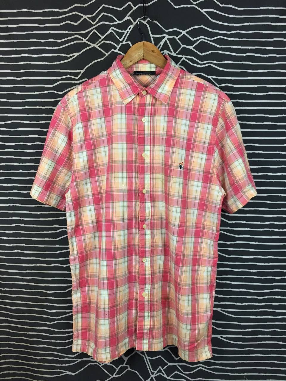The Hundreds The Hundreds Public Label Adam Bomb Logo Plaid Shirt Size L Size US L / EU 52-54 / 3 - 1 Thumbnail