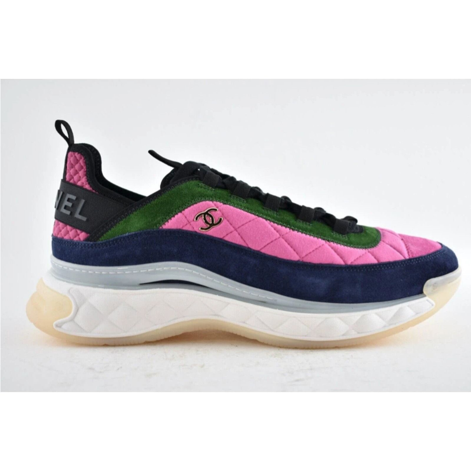 Chanel Chanel 21K Men CC Logo Low Top Trainer Sneaker 44 11 Size US 11 / EU 44 - 1 Thumbnail