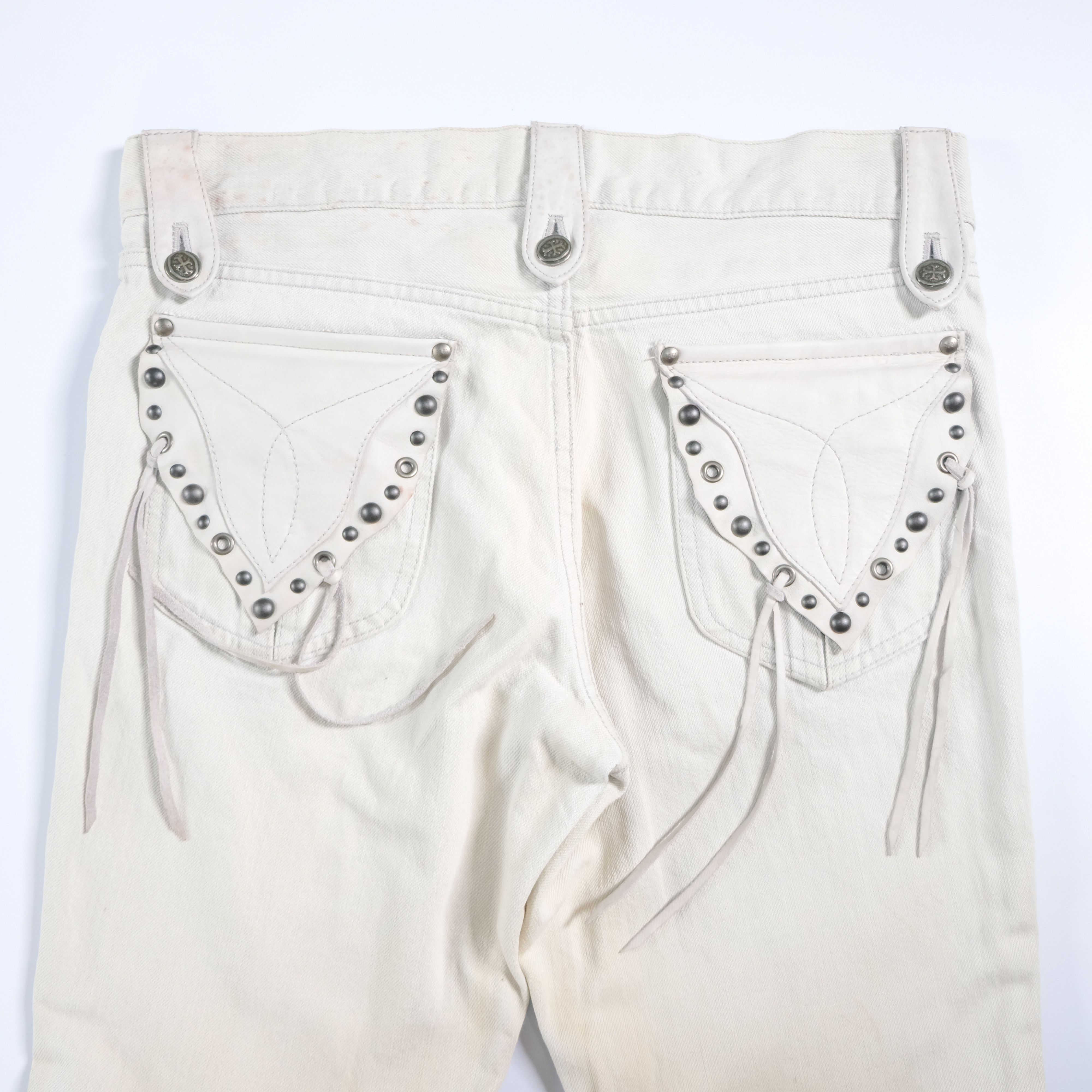 5351 POUR LES HOMMES 5351 pour les hommes white flared jeans Size US 31 - 4 Thumbnail