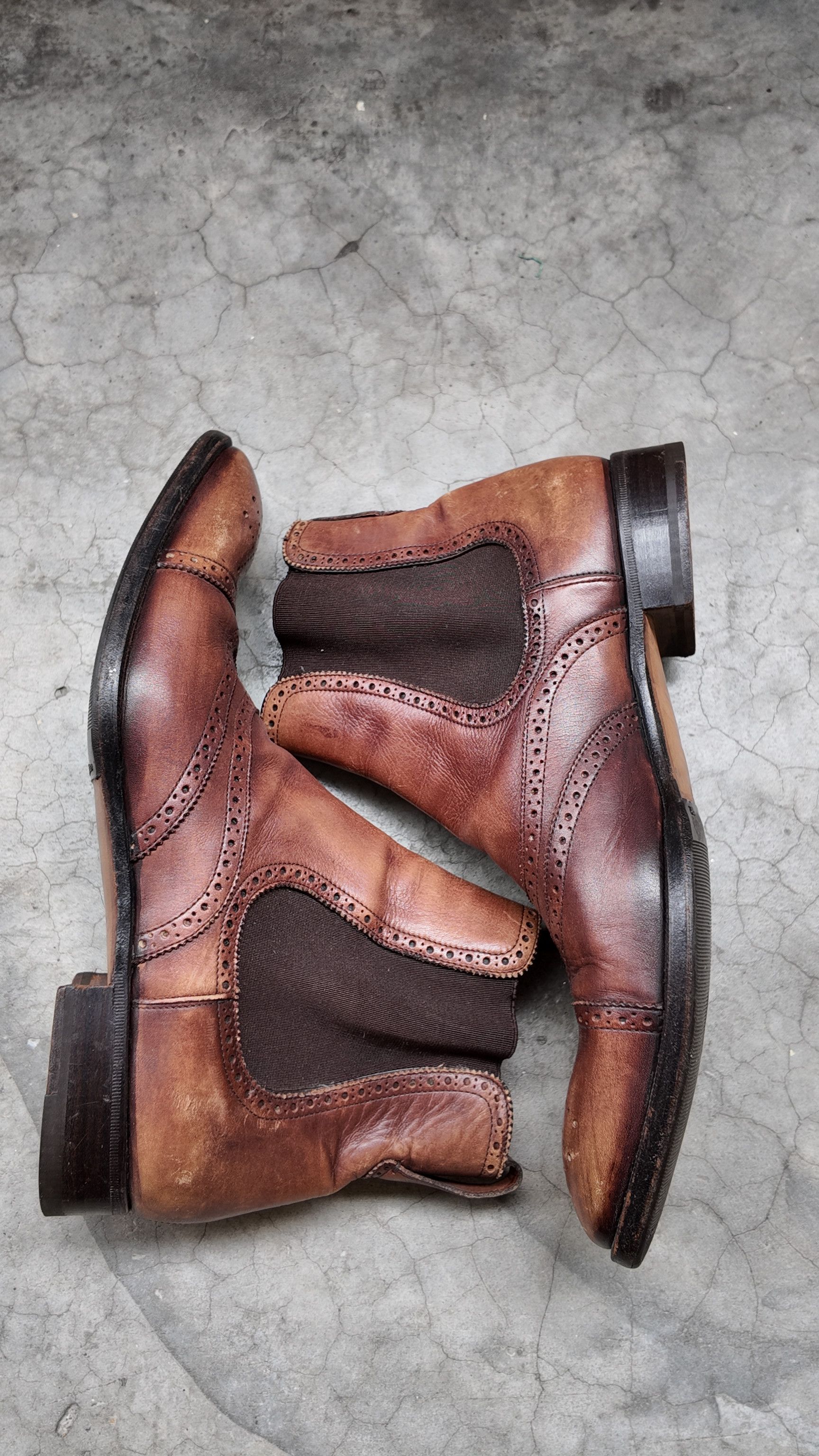 Yves Saint Laurent YvesSaintLaurent Tom ford wingtip boot Size US 7.5 / EU 40-41 - 2 Thumbnail