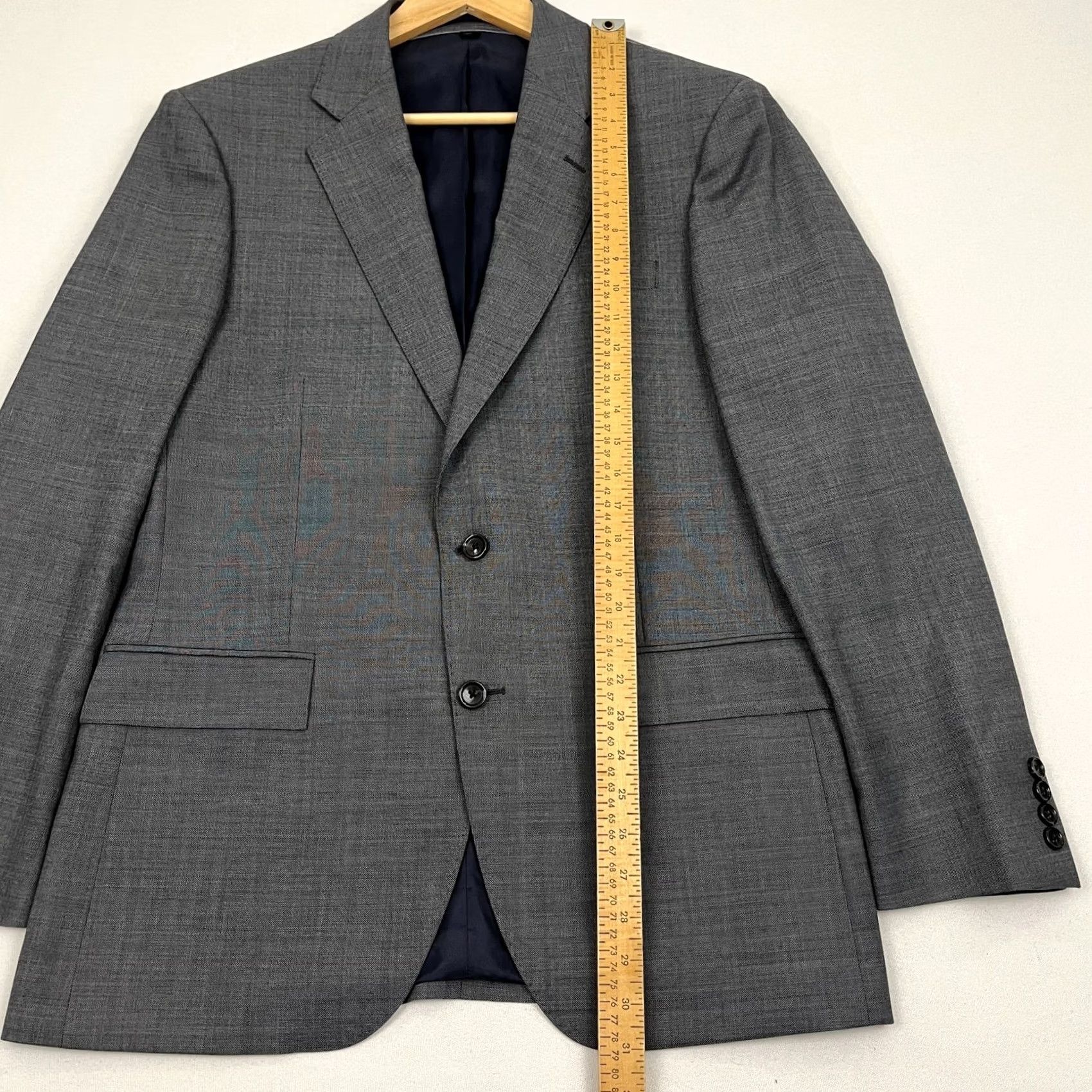 J.Crew J.CREW Ludlow Blazer Men 40R Gray Wool Four-Season Classic Fit Jacket Size 40R - 4 Thumbnail