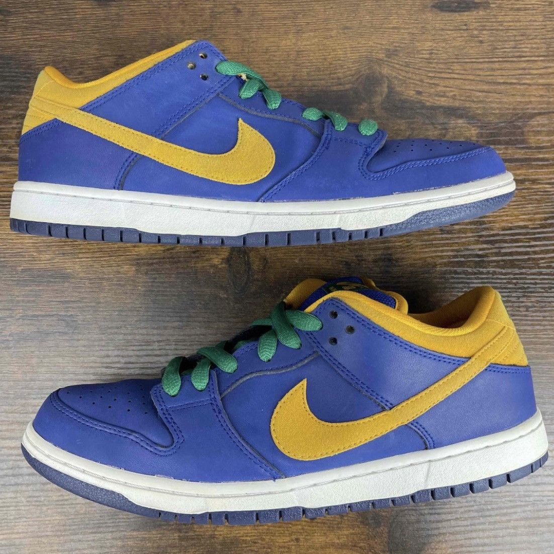 Nike SB Nike Dunk Low Pro SB Royal Blue Midas Gold 304292-473 Shoes Size US 9.5 / EU 42-43 - 3 Thumbnail