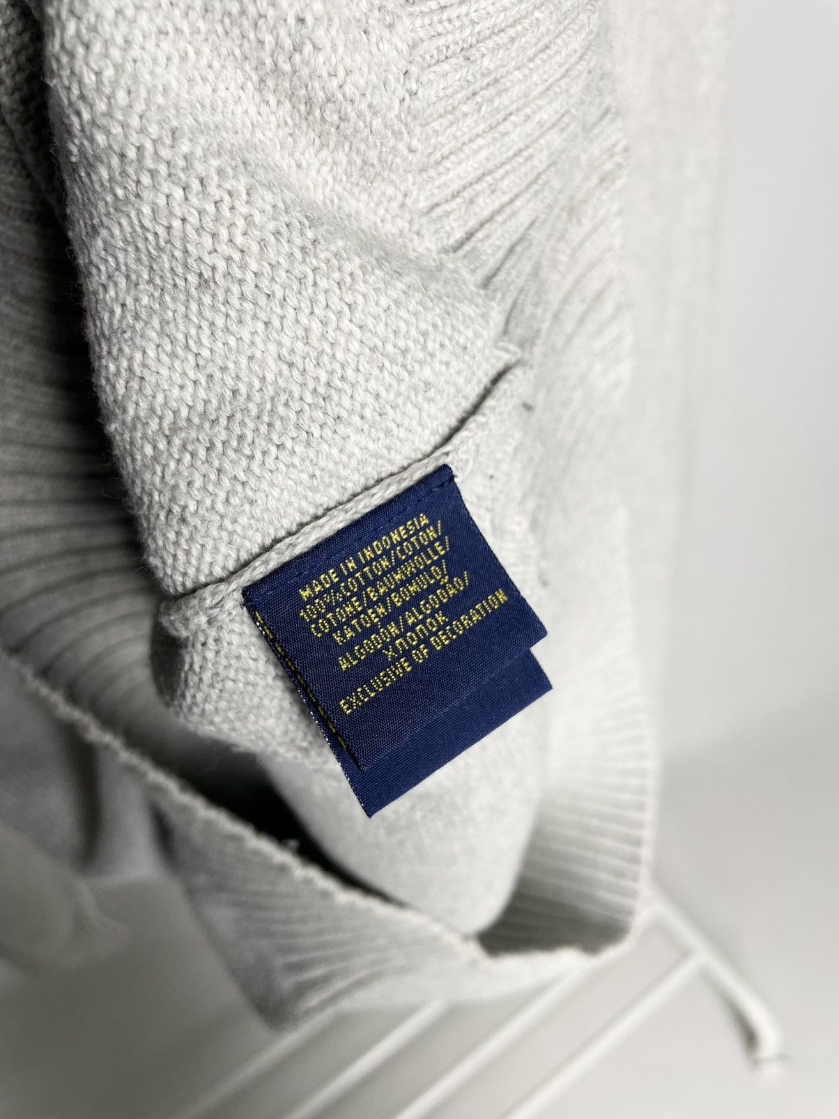 Polo Ralph Lauren Polo by Ralph Lauren ( Size M ) Vintage Beige Knit Sweater Size US M / EU 48-50 / 2 - 7 Thumbnail