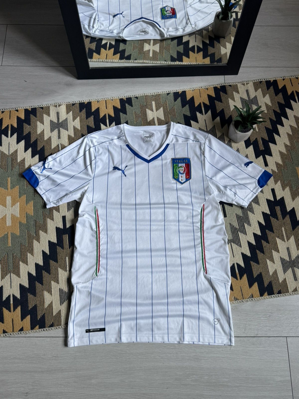 Puma Vintage Puma Italia 2014/16 Blockcore Jersey Size US L / EU 52-54 / 3 - 1 Thumbnail