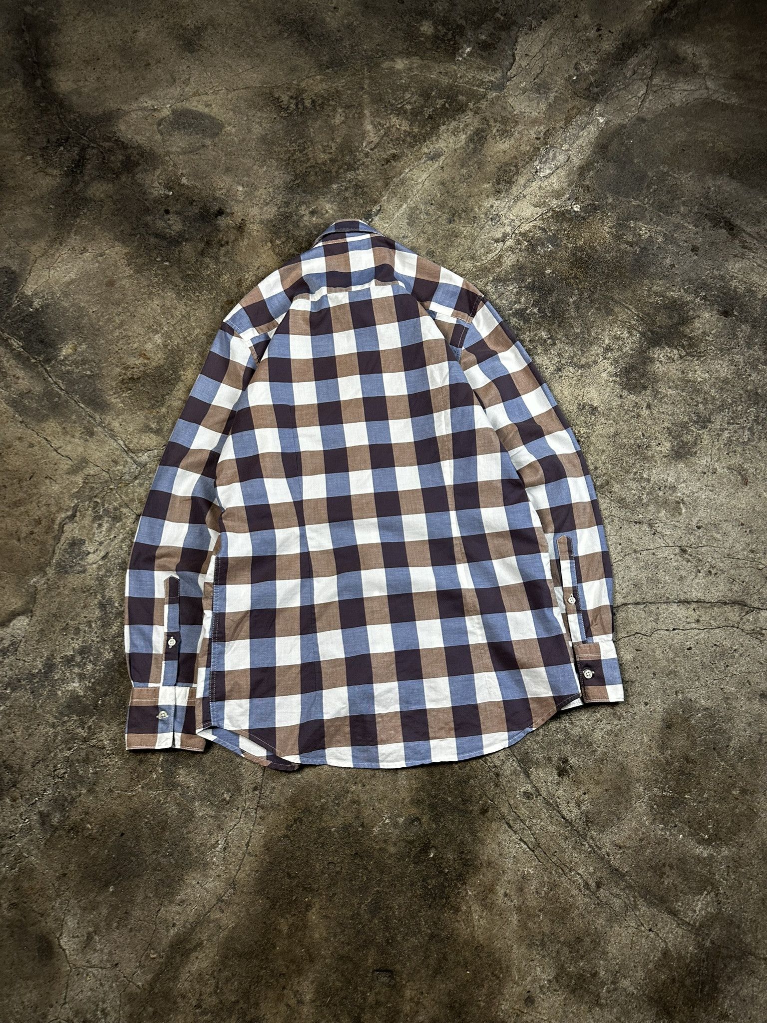 Balmain Checked Button Up Shirt