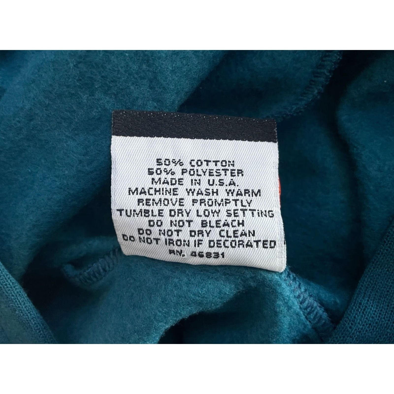 Vintage VINTAGE Signal Hoodie Mens 90s Deadstock NWOT Large Front Graphic Teal Made in USA Blue Shirt? Size US M / EU 48-50 / 2 - 6 Thumbnail