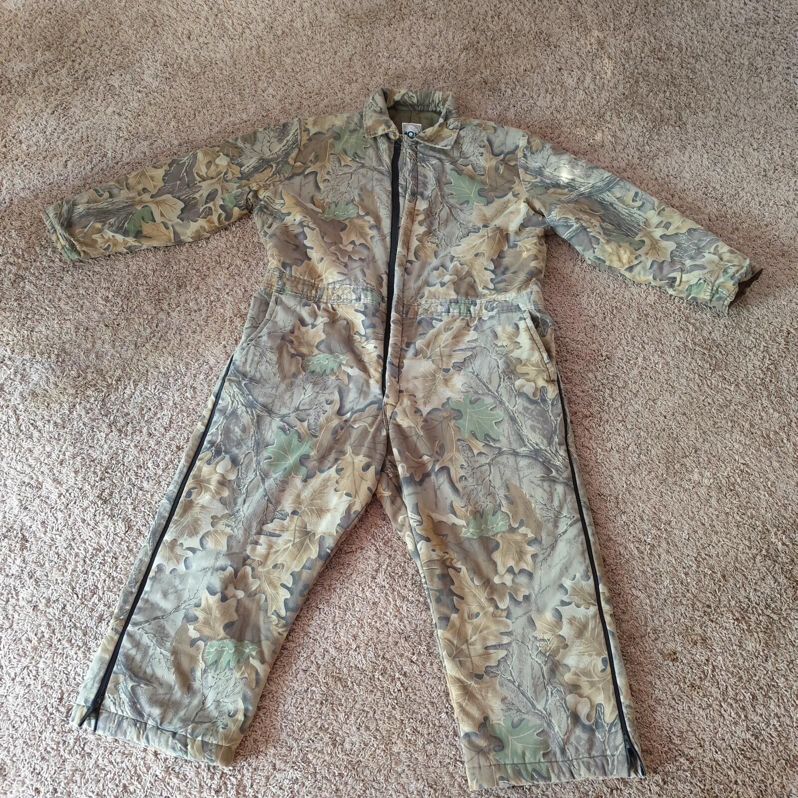 Other Vtg 10x AdvantageCamo Hunting Coveralls Suit Mens 2XL Size ONE SIZE - 1 Thumbnail
