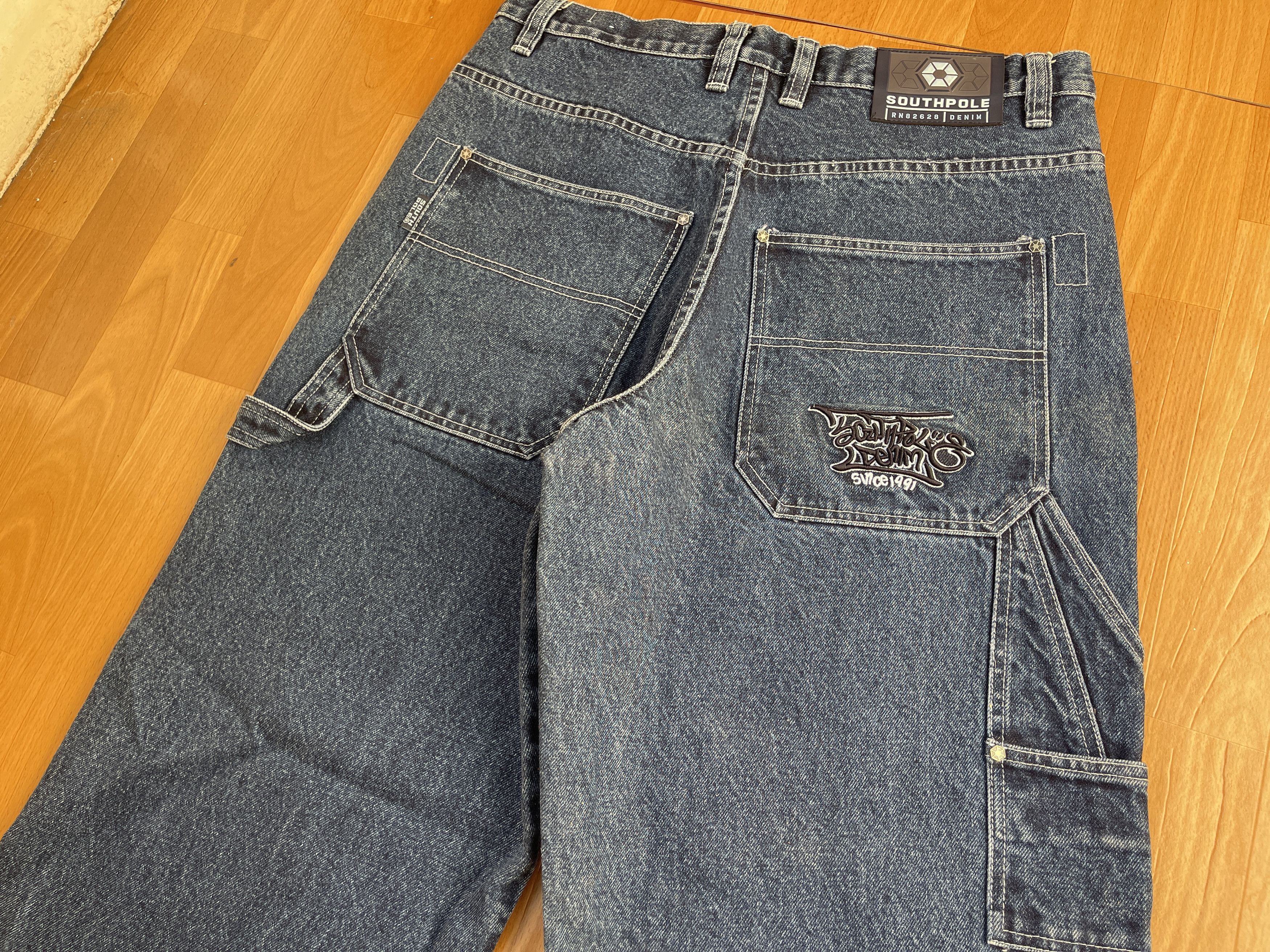 Southpole Southpole jeans, baggy vintage South Pole 90s hip hop Y2K 36 Size US 36 / EU 52 - 5 Thumbnail