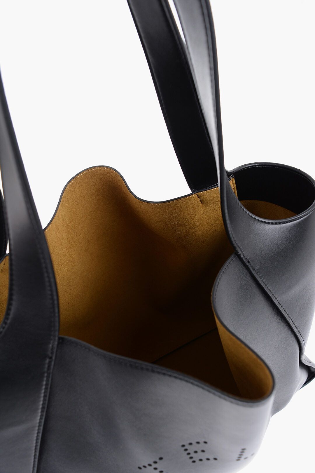 Stella McCartney og1mm0824 Size: OS / Leather Bag With Perforated Logo Size ONE SIZE - 4 Thumbnail