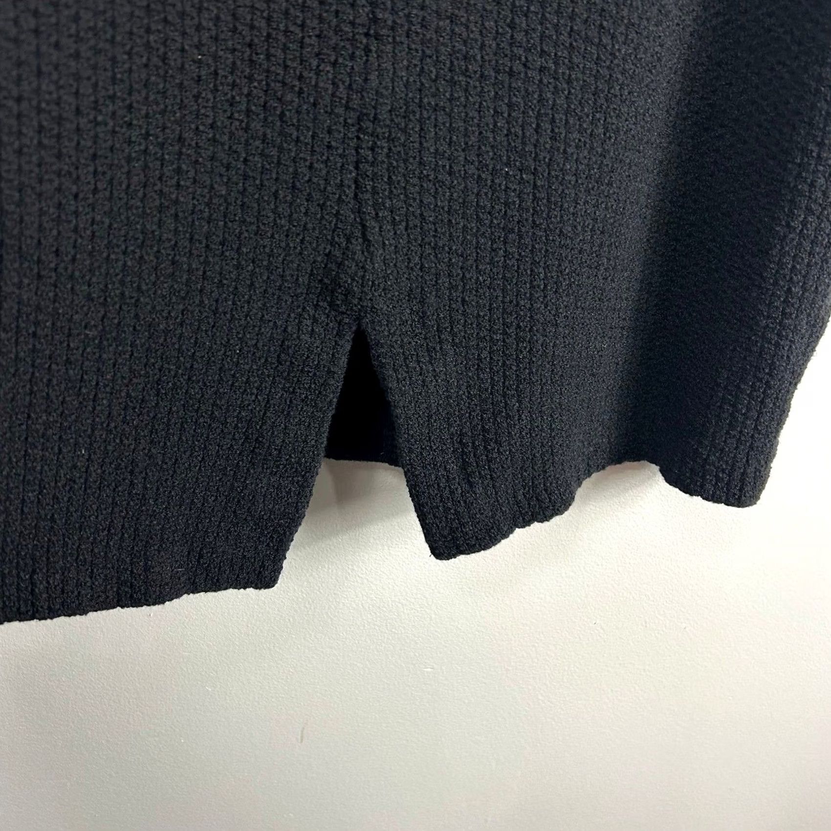 St. John St. John Wool Blend Sleeveless Textured Knit Sheath Dress Women 8 Black Size M / US 6-8 / IT 42-44 - 6 Thumbnail