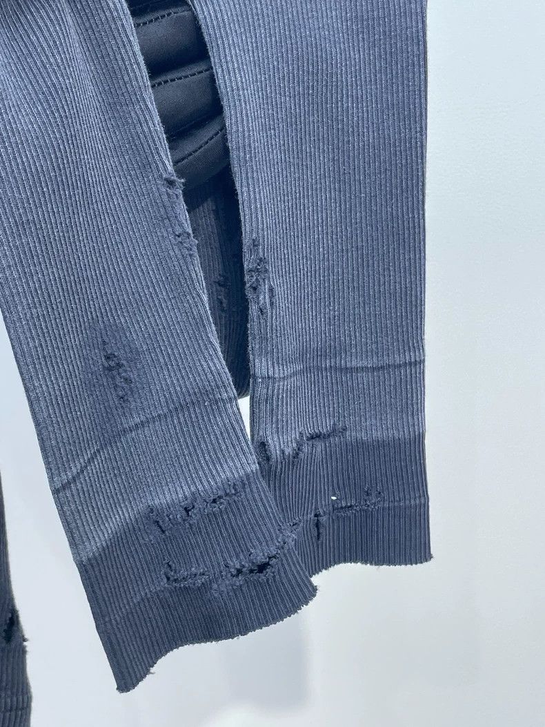Balenciaga Balenciaga Deep Smoky Gray Vintage Hole Mended Slim Fit To Size XS / US 0-2 / IT 36-38 - 4 Thumbnail