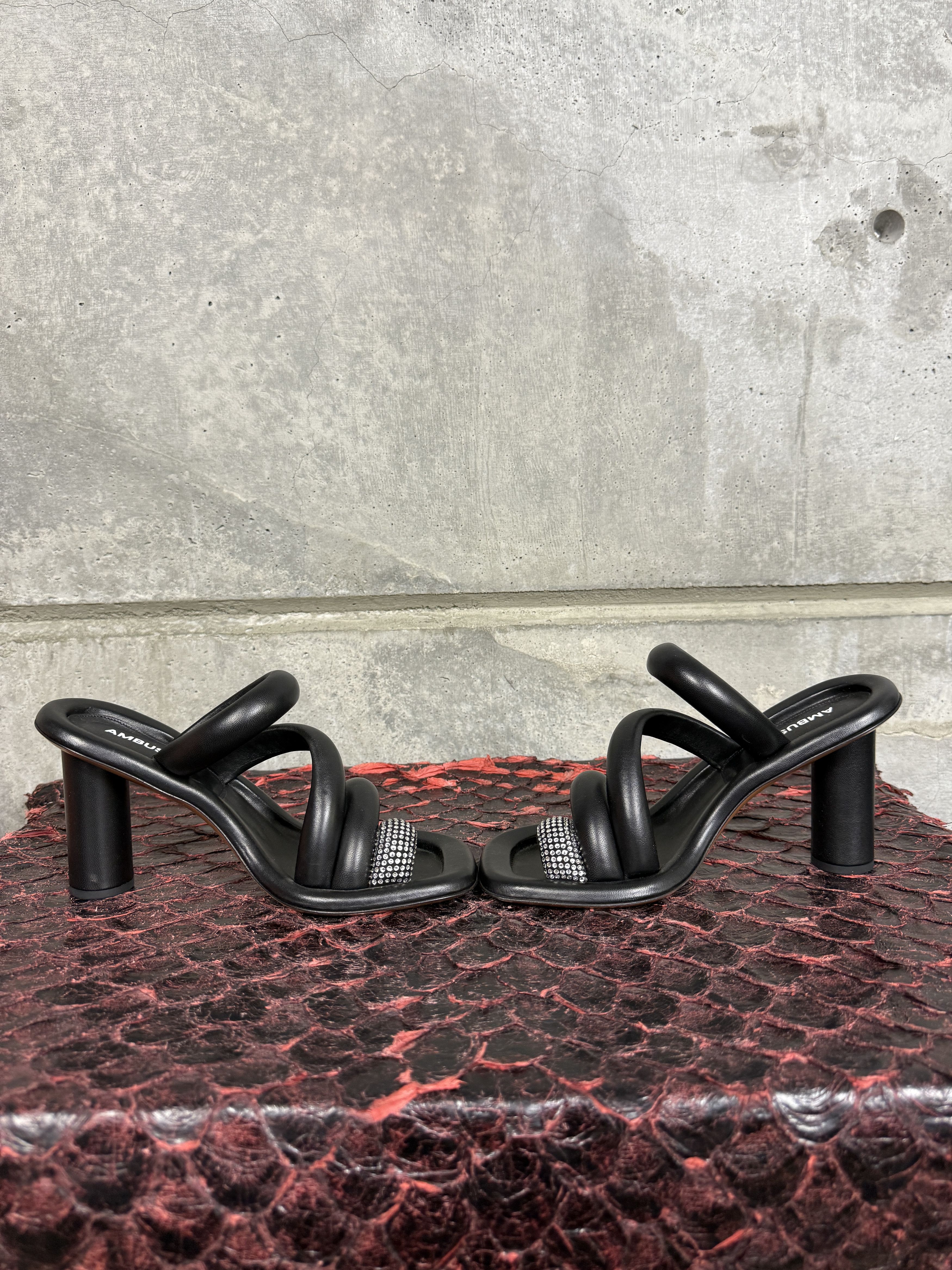 Ambush Design $285 Ambush Cushion Strap Heel Sandals Size US 7 / IT 37 - 10 Thumbnail