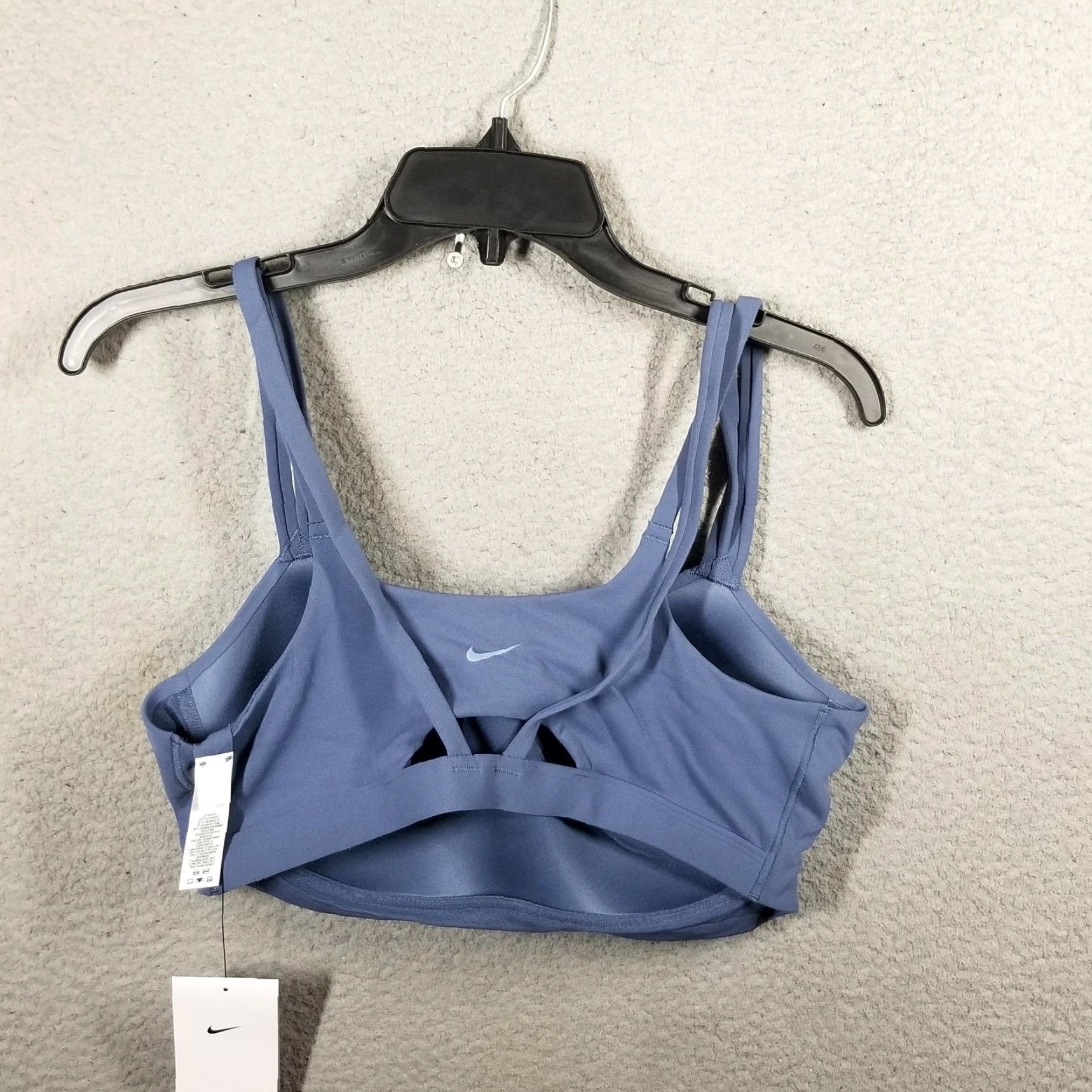 Nike Nike Sports Bra Womens XL Blue Training Alate Cutout Removable Pads DO6608-491 Size ONE SIZE - 3 Thumbnail