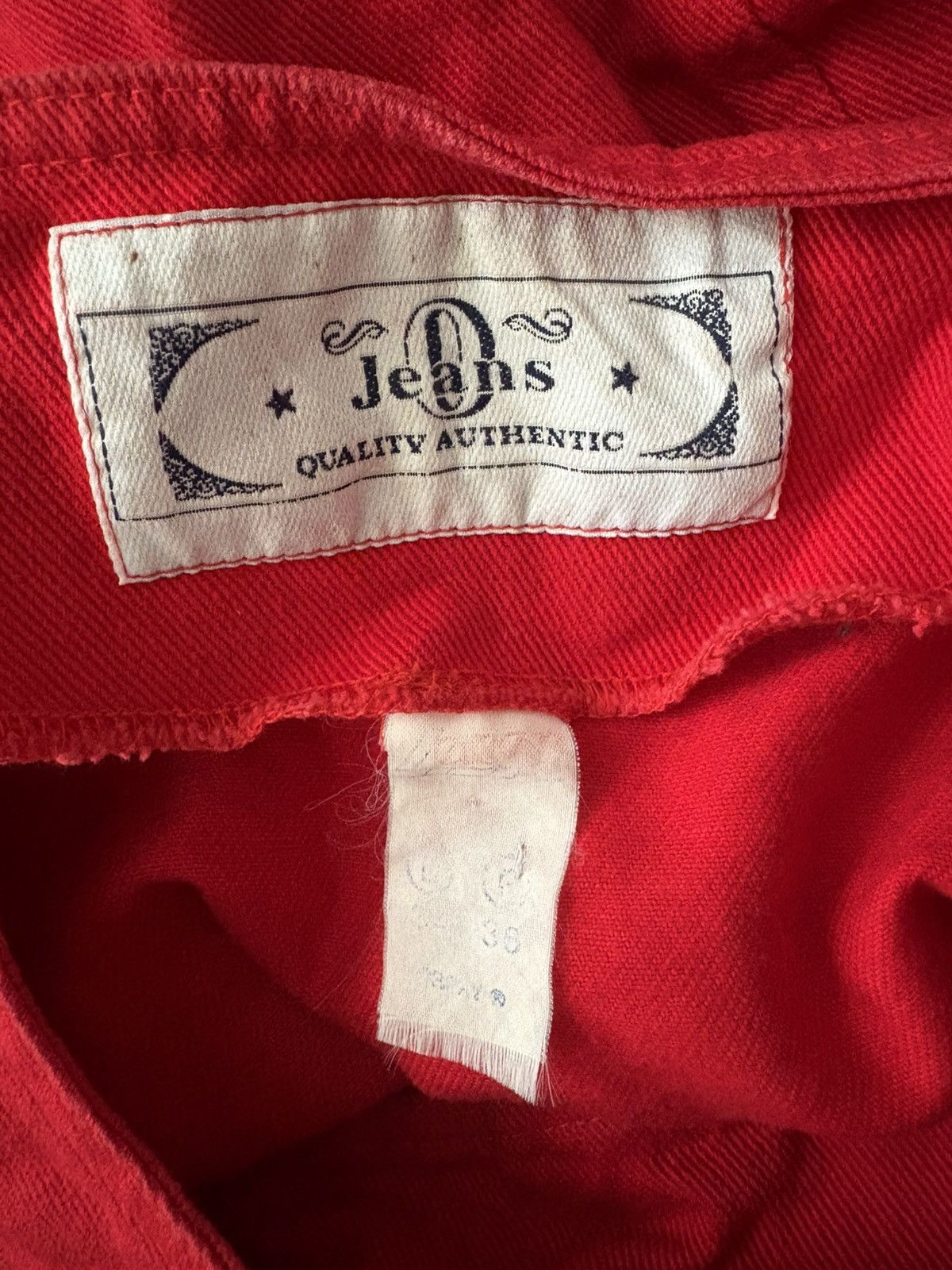 Vintage Vintage x red x short denim jacket Size S / US 4 / IT 40 - 6 Thumbnail