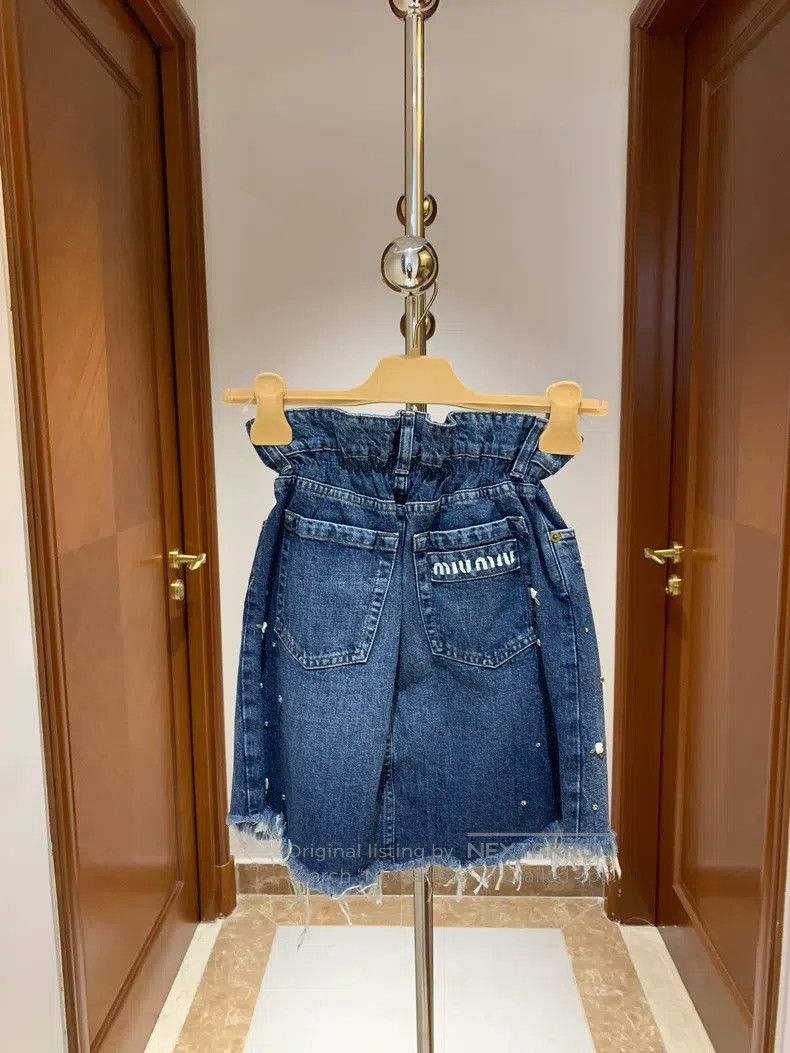 Miu Miu Miu Miu 36 Cowboy overskirt Size 35" - 5 Thumbnail