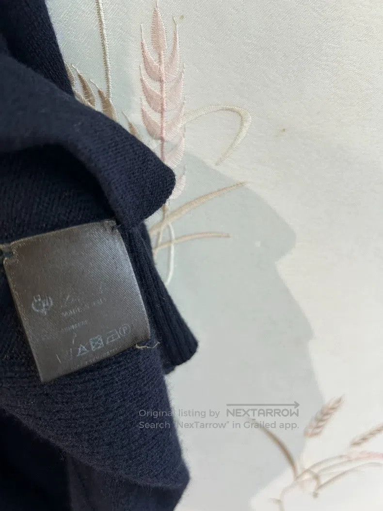 Loro Piana LORO PIANA Advanced Deep Blue Mid-Length Cashmere Knit Ope Size XS / US 0-2 / IT 36-38 - 7 Thumbnail