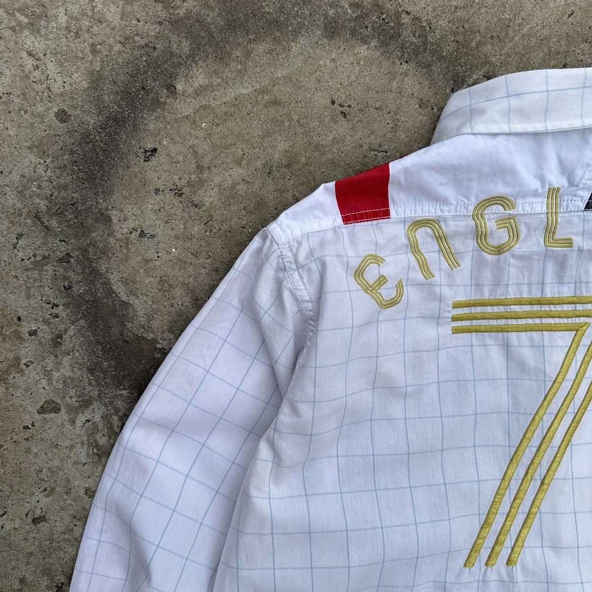 Designer × Vintage Vintage England Rap Mafia Style USA Shirt Button Up Y2K 00s Size US XL / EU 56 / 4 - 10 Thumbnail