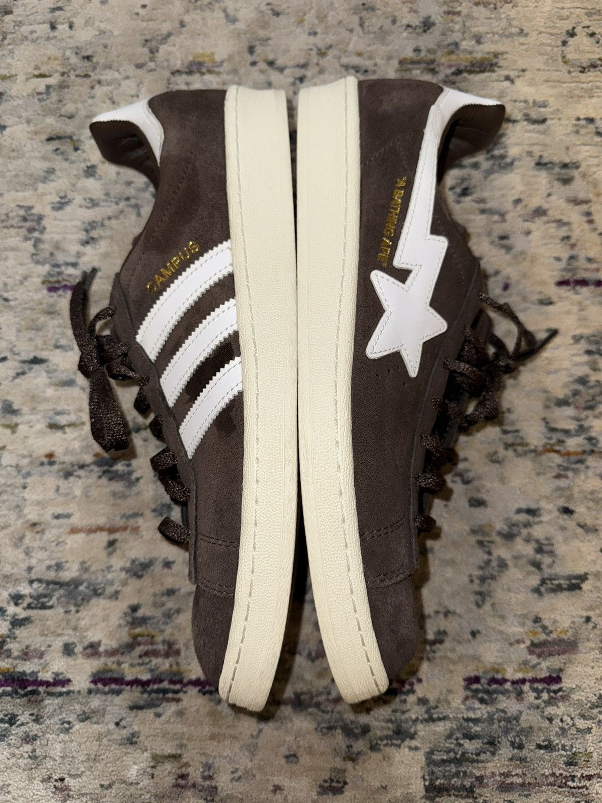 Bape Adidas Brown Campus 80s 30th Anniversary Size 10