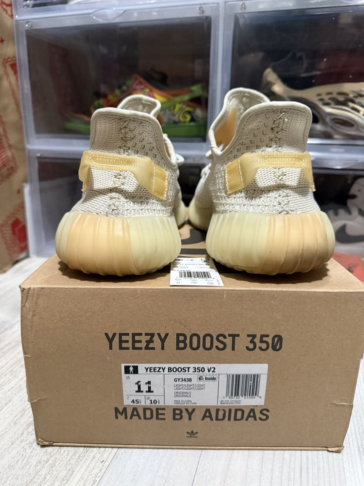 Adidas × Kanye West Adidas Yeezy 350 V2 Light Size US 11 / EU 44 - 5 Thumbnail