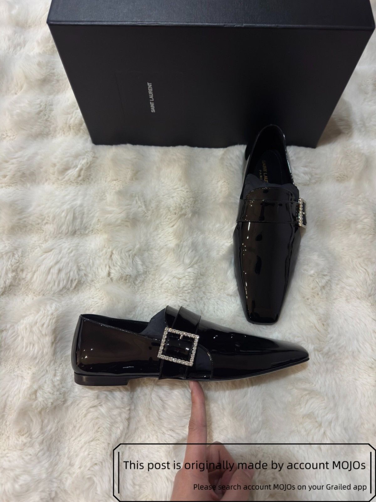Hedi Slimane × Saint Laurent Paris 14FW Leopard Creepers Sz40