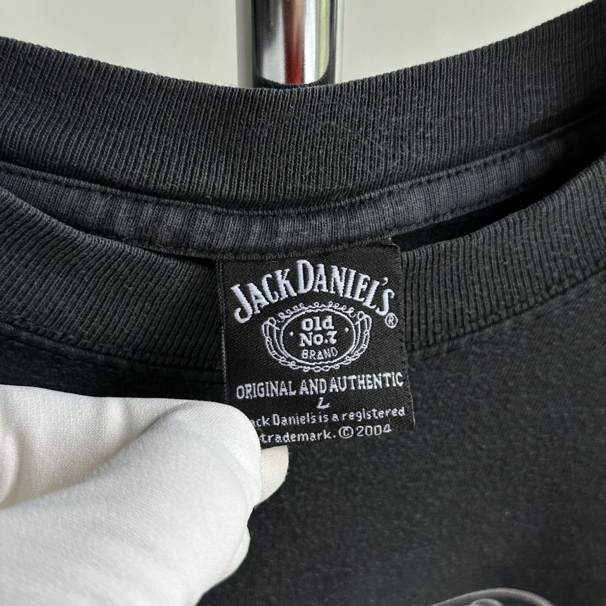 Vintage VINTAGE Y2K JACK DANIEL’S WHISKEY FADED PROMO TEE Size US L / EU 52-54 / 3 - 8 Thumbnail