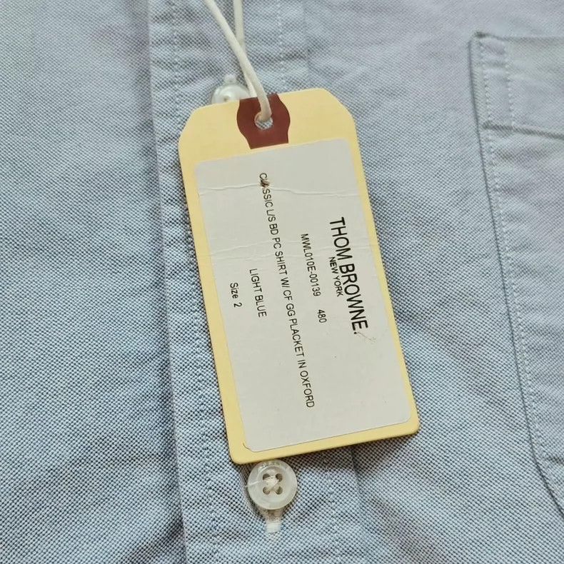 Thom Browne Thom Browne Light blue Oxford shirt Size US M / EU 48-50 / 2 - 5 Thumbnail