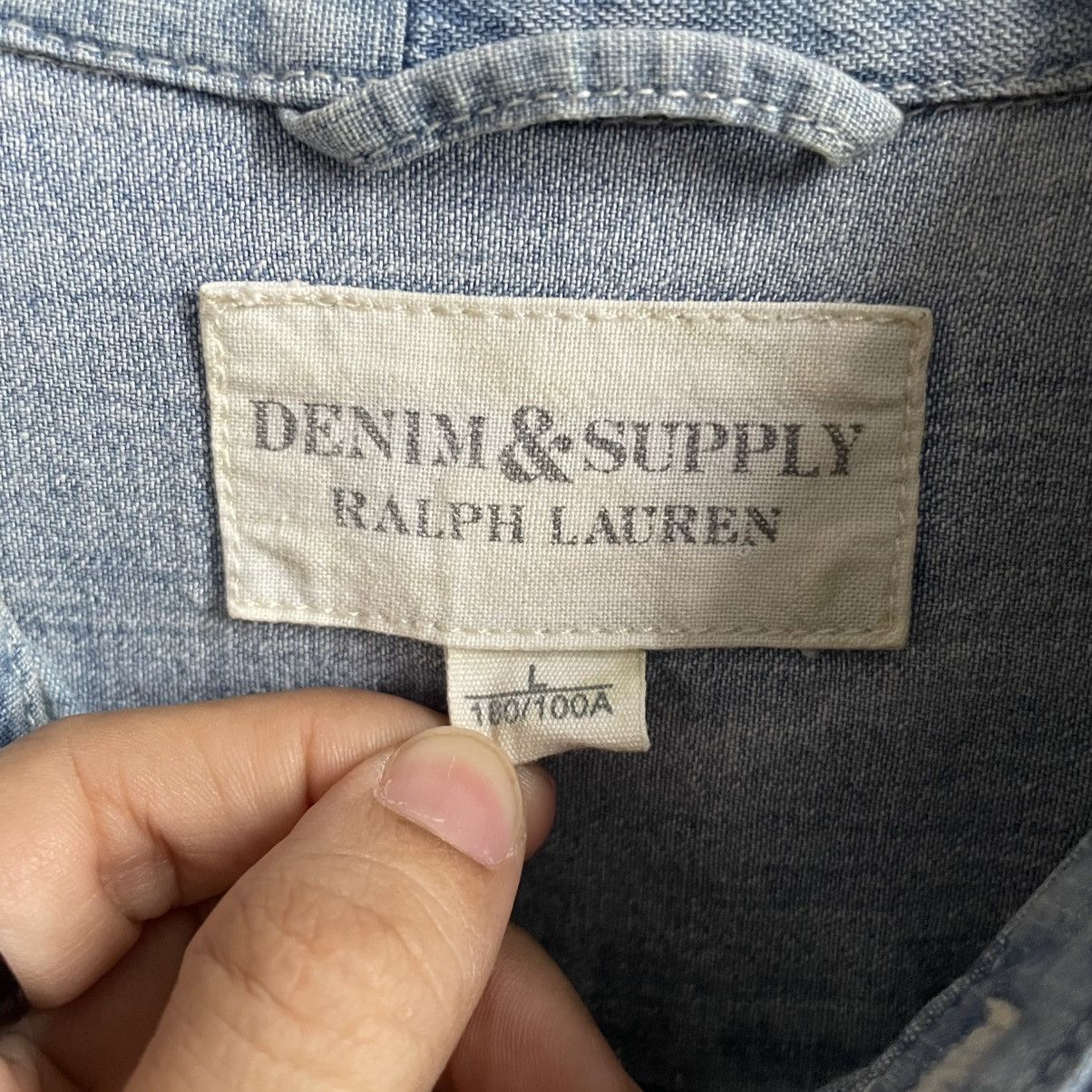 Denim & Supply Ralph Lauren Vintage Denim supply Patchwork Button up shirt Size US L / EU 52-54 / 3 - 3 Thumbnail
