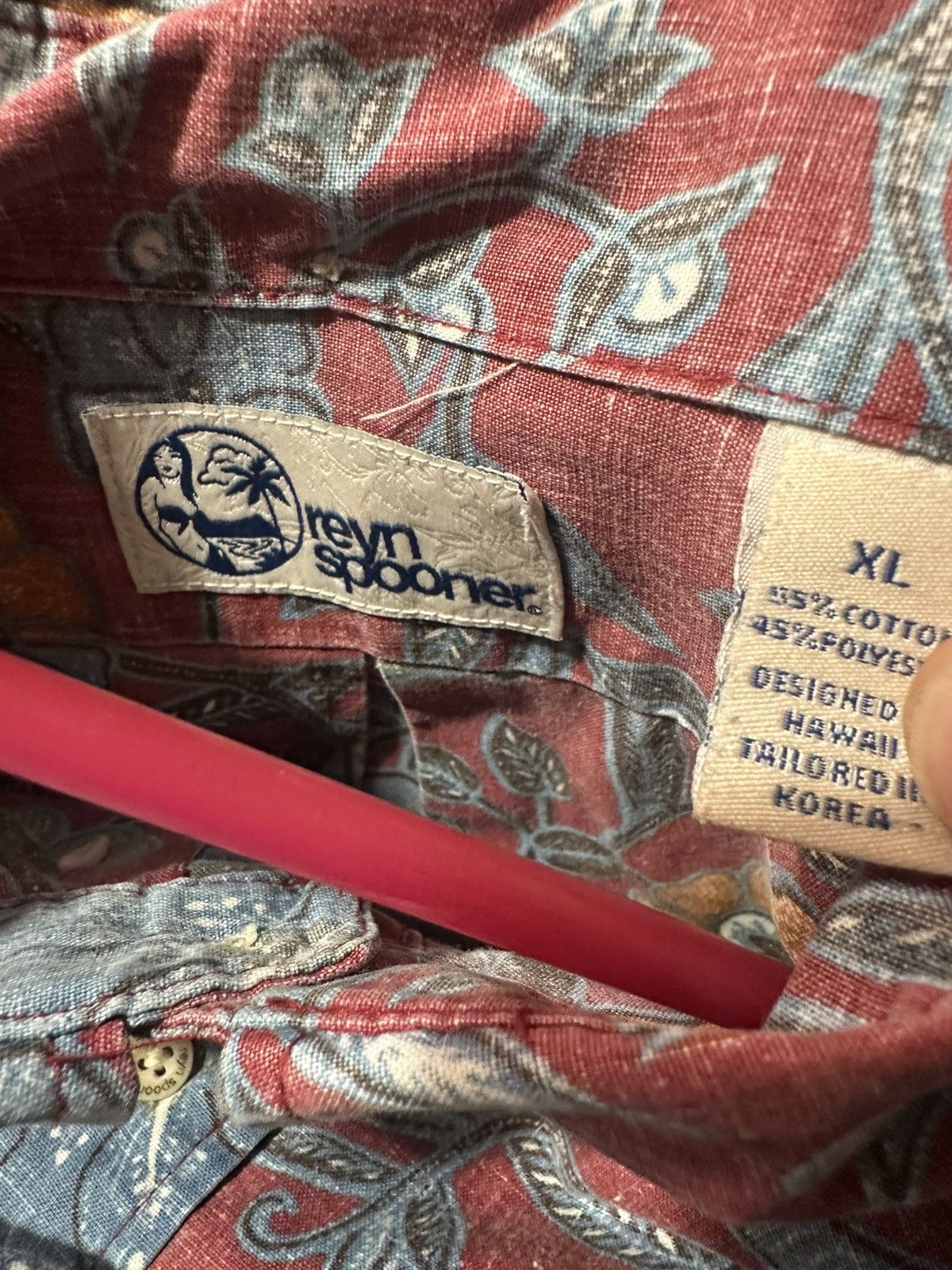 Reyn Spooner PreOwned Reyn Spooner Classic Fit Hawaiian Print Men's XL Size US XL / EU 56 / 4 - 4 Thumbnail